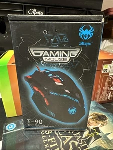 ZELOTES T90 Gaming Mouse 9200 DPI, 8 Buttons Multi-Modes LED lights USB Gaming - Picture 1 of 1