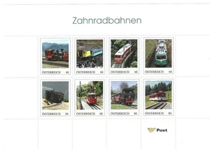 Eisenbahn - Lokomotiven Österreich Personalisierte Marken Kleinbogen ** (mnh) - Picture 1 of 1