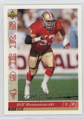 1993 Upper Deck Bill Romanowski #263 - Image 1 of 2