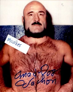 Maurice "Mad Dog" Vachon AWA handsigniertes signed 8x10 Foto COA #6 VERSTORBEN - Bild 1 von 1