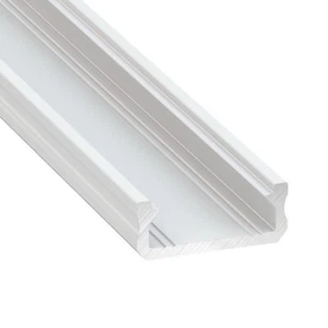 1m KL2 LED profile extrusion channel, white painted alu. , diffuser, strip light - Picture 1 of 4
