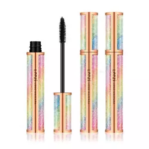 4D Silk Fiber Eyelash Mascara Waterproof - Thick Long Lasting Smudge-Proof Na... - Picture 1 of 7