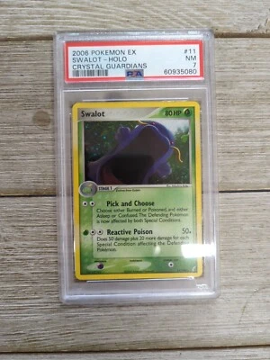 PSA 7 Graded Swalot - Holo Crystal Guardians 2006 Pokemon EX #11 - Image 1 of 2