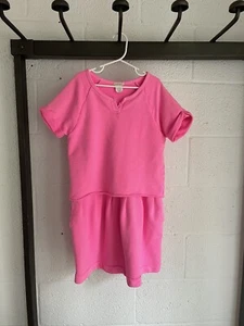 JCrew Crewcuts Neon Pink Dress GIRLS SZ 12 Jenna Lyons era Barbie - Picture 1 of 11