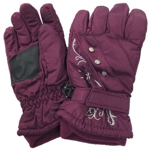 Zero Xposur Girls Plum Purple Thinsulate Winter Snow & Ski Gloves Medium/Large - Picture 1 of 1