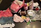 Build A Bear Outfit & Accessories Pink Car Bearemys Kennel bowl flowers