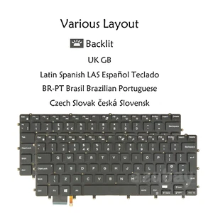 Laptop Keyboard for Dell XPS 15- 9550 9560 9570 7590 09GMCR 01D8GC RYNKD Backlit - Picture 1 of 10