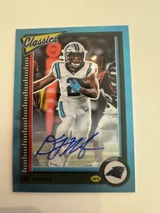 2022 Panini Classics DJ Moore Caroline Blue COLOR MATCH /5 Auto ๐ฅ๐ฅ๐ฅ - Picture 1 of 2