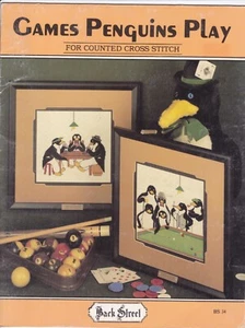 Games Penguins Play, Cross Stitch Pattern - Picture 1 of 2