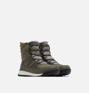 Botas Cortas de Invierno de Encaje Sorel Whitney™ II para Mujer Verde Negra - Imagen 1 de 8