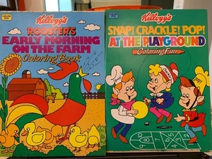 2 Kellogg's Malbücher Druckknopf! Knistern! Pop! at the Playground Fun Hahn's - Bild 1 von 1