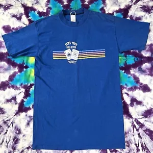 Vintage 70s Sam's Town Laughlin Nevada Retro 5 Stripe Casino Souvenir T Shirt - Picture 1 of 5
