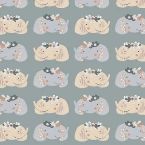 Camelot It's a Wild World Elephant Nursery Baby Children Decor Fabric 44" Yard - Picture 1 of 2