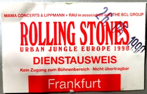 ROLLING STONES 1990 FRANKFURT - Original Ticket - Eintrittskarte - Pass - Bild 1 von 1