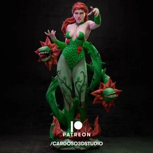 POISON IVY DC COMICS ACTION FIGURE Statue Kit resina 3D!!! UNPAINTED - Bild 1 von 9