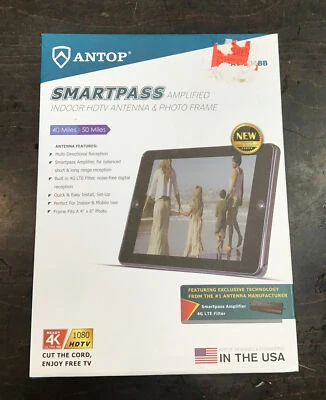 Antop AT-204BB Indoor HDTV Antenna and Photo Frame - Изображение 1 из 2