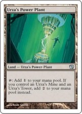 WOTC MtG 9th Ed Urza's Power Plant (U) EX