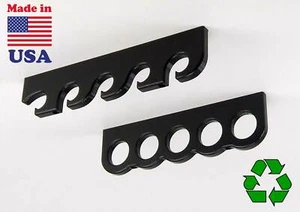 5 Fishing Rod Pole Same Side Holder Garage Ceiling Mount Rack Organizer Storage - Picture 1 of 3