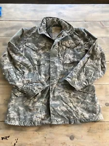 Giacca da campo militare USA cappotto uomo piccolo S clima freddo digitale mimetico cappuccio parka - Foto 1 di 15