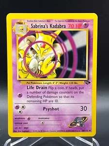 Pokemon Card - Sabrina's Kadabra Gym Challenge 58/132 Uncommon - Picture 1 of 2