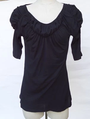 CLU Precioso Top Negro Talla M Hecho en EE. UU. Foto 1 de 4