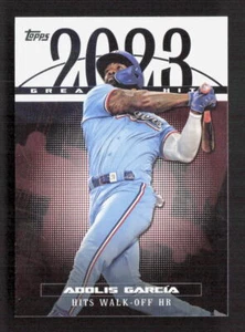 2024 Topps Series 1 #23GH-22 Greatest Hits Adolis Garcia - Picture 1 of 2