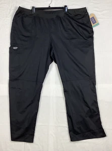 Cherokee Workwear Revolution Elastic Waist Cargo Scrub Pant Black 3XL, WW110 - Picture 1 of 12