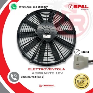 Ventilatore Aspirante Ventola Assiale Spal VA13-AP9/C-35A, 12v Diametro 330mm - Foto 1 di 5