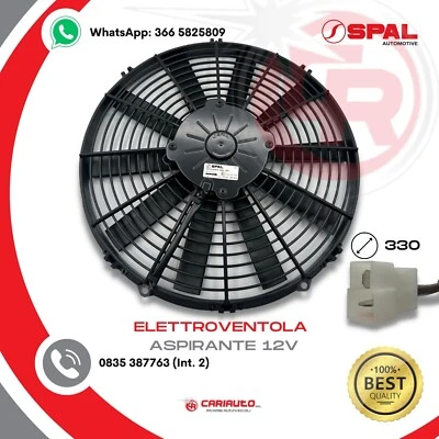Ventilatore Aspirante Ventola Assiale Spal VA13-AP9/C-35A, 12v Diametro 330mm - Immagine 1 di 4