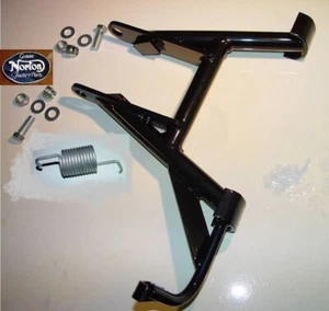 Norton Commando 850, 1973-77, OEM, UPGRADED CENTER STAND KIT, Stainless Spring - Bild 1 von 6