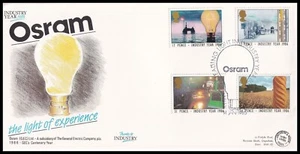 1986 GB Industry Year G&P FDC Osram, A Leading Light Wembley SHS - Picture 1 of 2