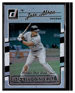 2017 Donruss Career Stat Line #78 Jose Abreu  SN515