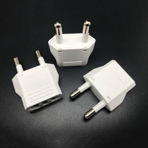 Travel Charger Wall AC Power Plug Adapter Converter US USA to EU Europ-lk - Bild 1 von 7