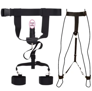 Pants Holder Fetish pants for binding restraint leg Nylon removable pants - Picture 1 of 18