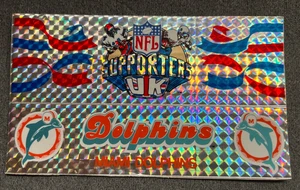 NFL SUPPORTERS UK - MIAMI DOLPHINS - SHINY STICKER - Bild 1 von 5