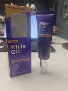 White Glo Purple Tooth Toner Whitening Serum Instant Yellow Teeth Corrector - Picture 1 of 11