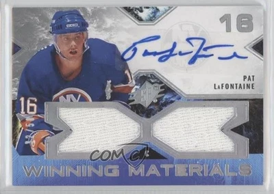 2021-22 SPx Winning Materials automático/50 Pat LaFontaine #WM-PL automático patio Foto 1 de 2
