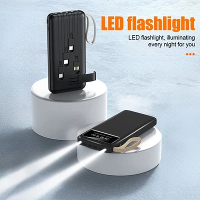 Powerbank 900000mAh Schnell Ladegerät Power Bank Ladestation Display 4USB Kovol - Bild 1 von 4