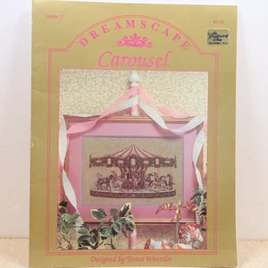 Teresa Wentzler Faltblatt mit Kreuzstichmuster - Dreamscape Karussell - Bild 1 von 3