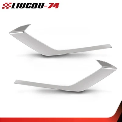 Front Lower Bumper Trim Chrome Left & Right Side Fit For Volvo V60 S60 2019-2022 Foto 1 de 4