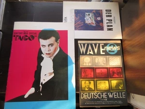 Taco 1984 Japan Tour Book Concert Program w Promo Flyer of Der Plan Ata Tak Ritz - Picture 1 of 15