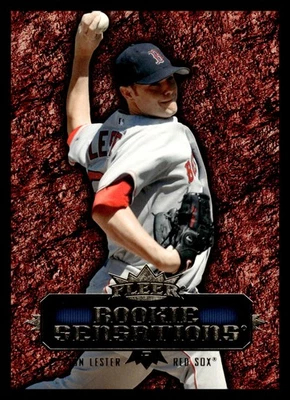 2007 Fleer #RS-JL Jon Lester Rookie Sensations BOSTON RED SOX - Image 1 of 2
