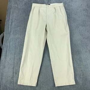 VTG Polo Ralph Lauren Andrew Pants Mens 36x29 (Fits 33x28) Classic Chino Pleated - Picture 1 of 13