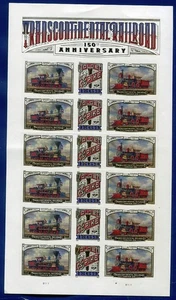 SCOTT #5378-5380 Transcontinental Railroad 150th Anniversary Stamps MNH - Picture 1 of 1