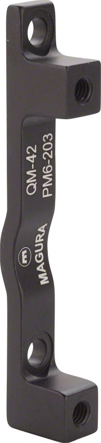 Adaptador Magura QM42 para un rotor de 203 mm en montaje de poste de 160 mm Foto 1 de 1