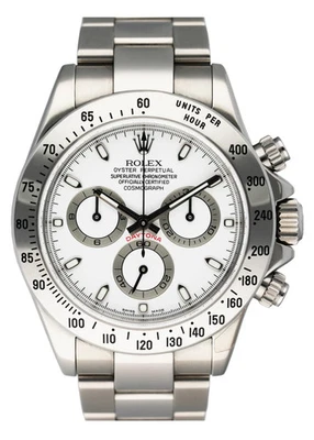 Rolex Daytona 116520 White Dial Stainless steel Mens Watch - Image 1 of 4