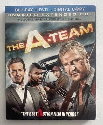 The A-Team 3 Disc Blu-ray + DVD + Digital Copy with Slipcover MINT CONDITION - Image 1 of 4