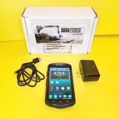 *BELL LUCKY MOBILE & VIRGIN MOBILE ONLY* KYOCERA E6560C ANDROID CELL PHONE 16GB - Image 1 of 4