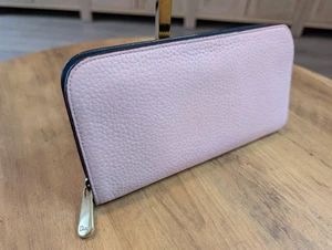 Dior rosa genarbtes Kalbsleder Diorissimo Voyageur lange Geldbörse kommt mit Echtheitszertifikat - Bild 1 von 20