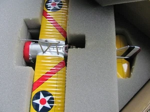 US Navy Curtiss F9C Sparrowhawk USS Macon Catapult Desk Model 1/20 ES Airplane - Picture 1 of 7